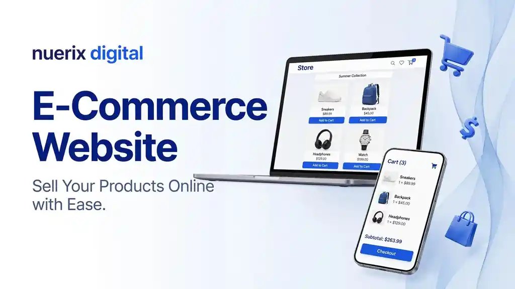 E-Commerce Website Development Company in Chennai - NuerixDigital