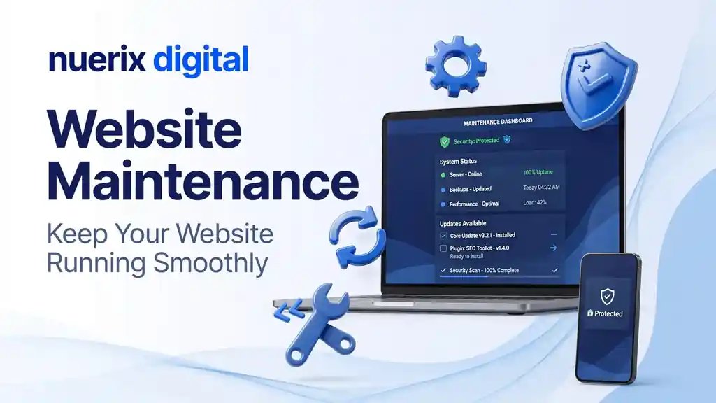 Website Maintenance Services - NuerixDigital