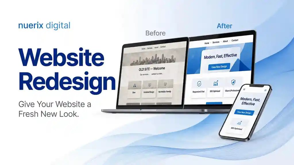 Website Redesign Services - NuerixDigital